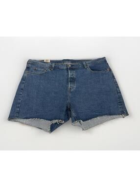 NWT Womens Levi’s 501 High Rise Shorts Medium Wash Plus Size 20W